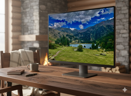 Paisaje Alpino: Lago de Montaña en Alta Resolución – Fondo Perfecto para Móvil y PC