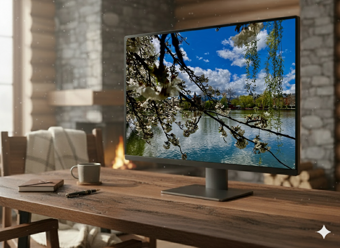 Serenidad Primaveral: Fotografía Digital de Alta Resolución que Inunda tu Hogar con la Calma y el Color de la Primavera"